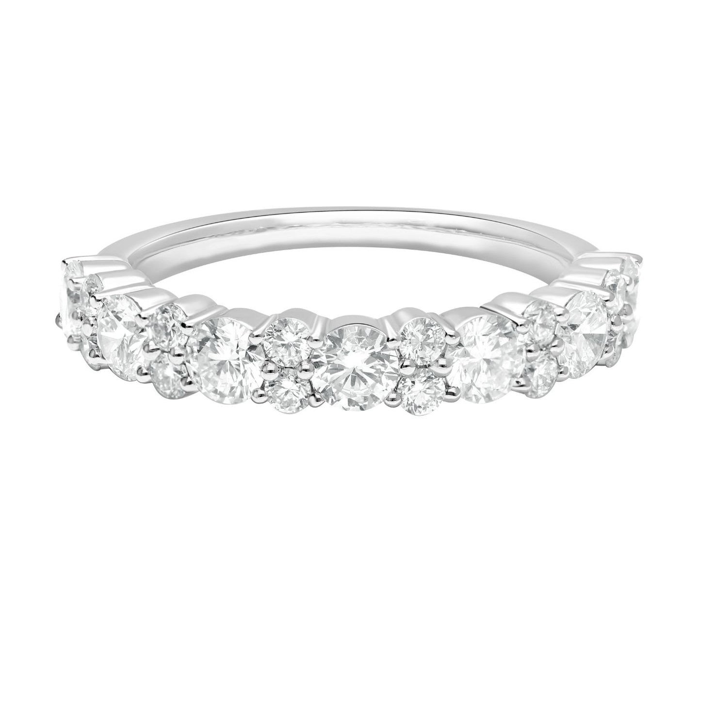 Half Eternity Diamond Wedding Band