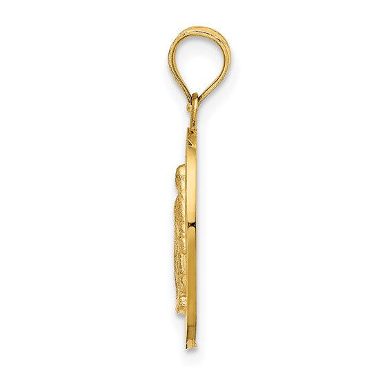 14K Miraculous Medal Pendant