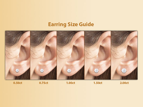 Solitaire Diamond Stud Earrings