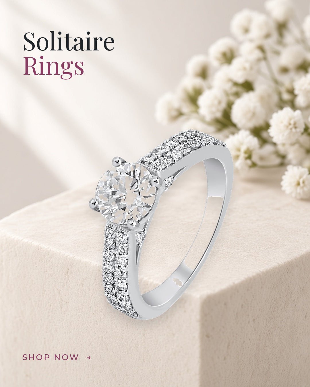 Solitaire Earrings - Dewberry Diamonds