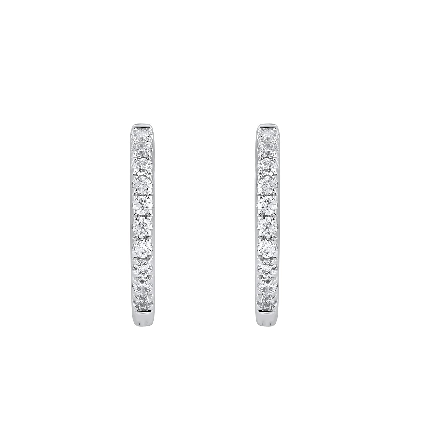 0.2 Ct Lab Grown Diamond Huggie Hoop Earrings - Dewberry Diamonds