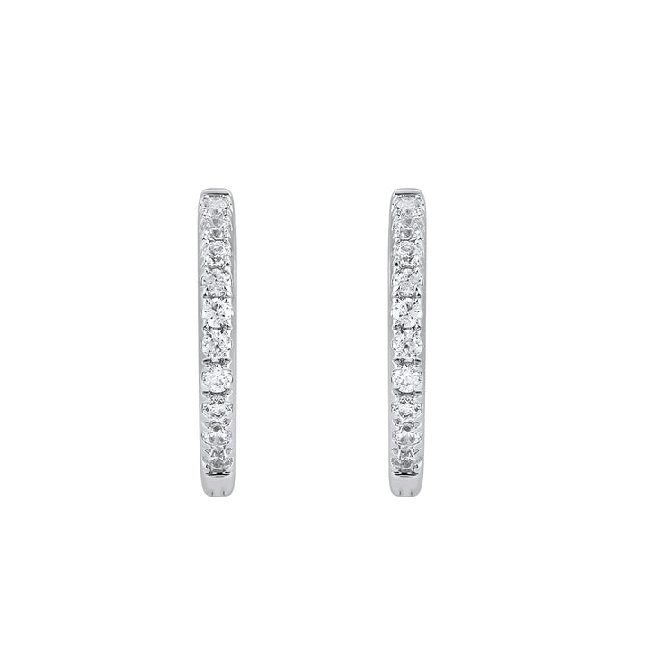 0.2 Ct Lab Grown Diamond Huggie Hoop Earrings - Dewberry Diamonds