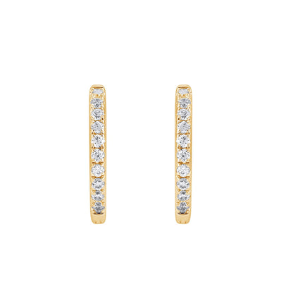 0.2 Ct Lab Grown Diamond Huggie Hoop Earrings - Dewberry Diamonds