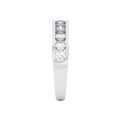 1 Ct Diamond Half Eternity Wedding Band 14K Gold - Dewberry Diamonds