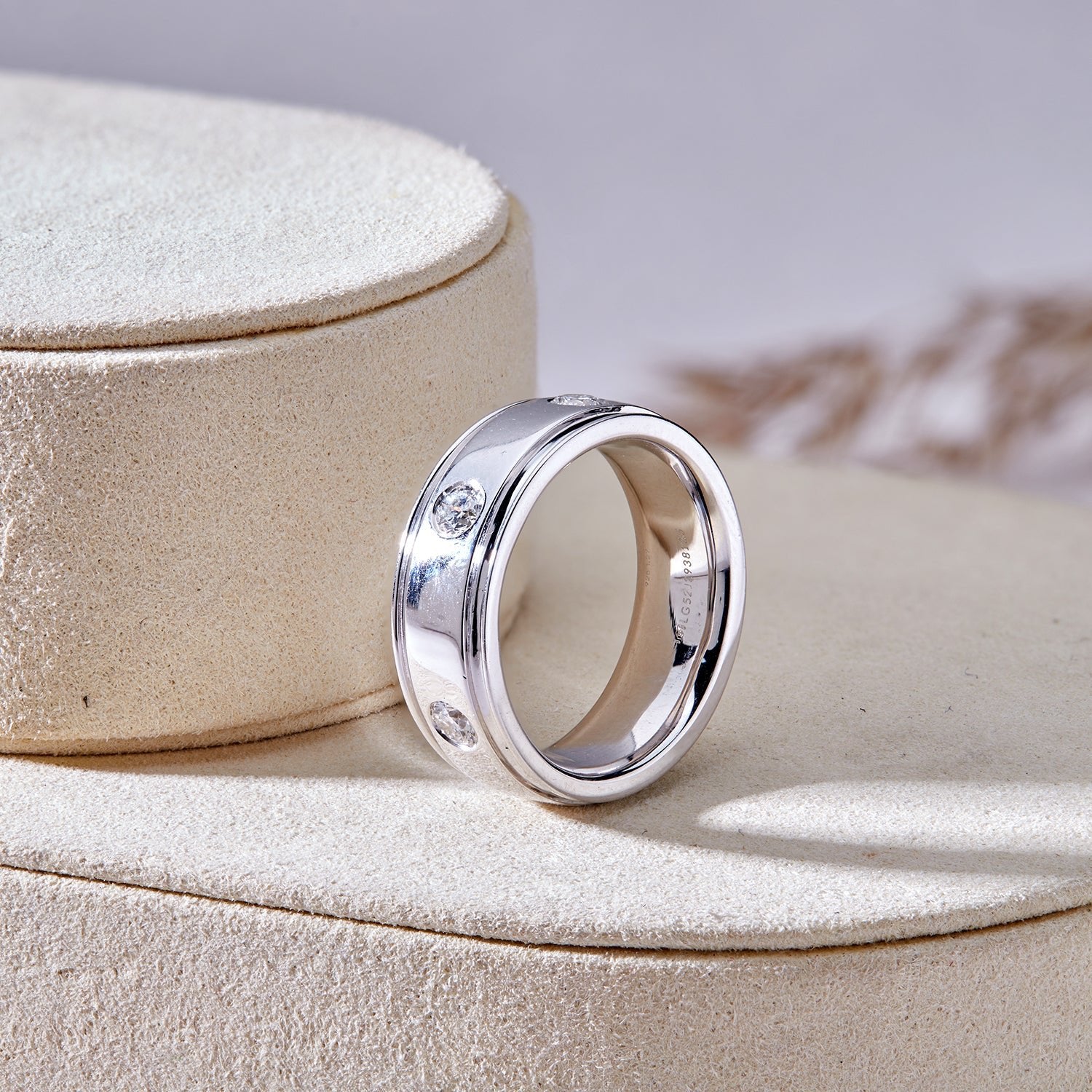 1.25 CT Men’s 925 Silver Lab-Grown Diamonds Band - Dewberry Diamonds