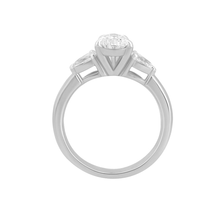 1.30 CT Lab Grown Diamond Three-Stone Engagement Ring - Dewberry Diamonds