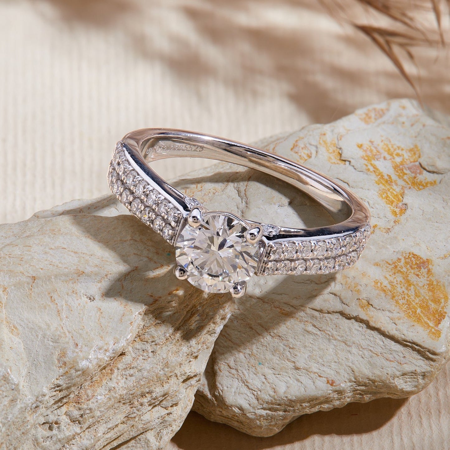 1.45 CT 925 Sterling Silver Solitaire Women's Engagement Ring - Dewberry Diamonds