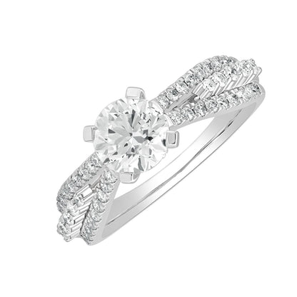 1.5 Ct Lab Grown Diamond Engagement Ring 925 Silver - Dewberry Diamonds