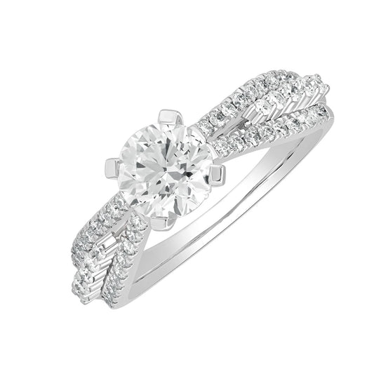 1.5 Ct Lab Grown Diamond Engagement Ring 925 Silver - Dewberry Diamonds