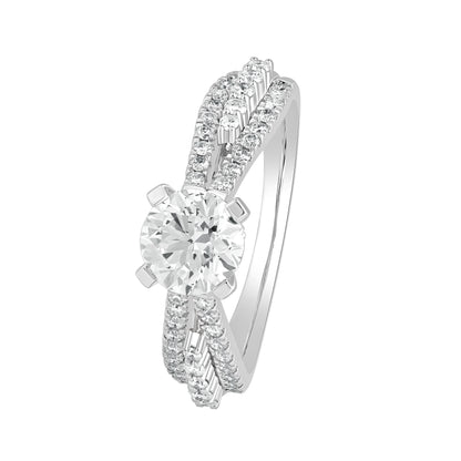 1.5 Ct Lab Grown Diamond Engagement Ring 925 Silver - Dewberry Diamonds