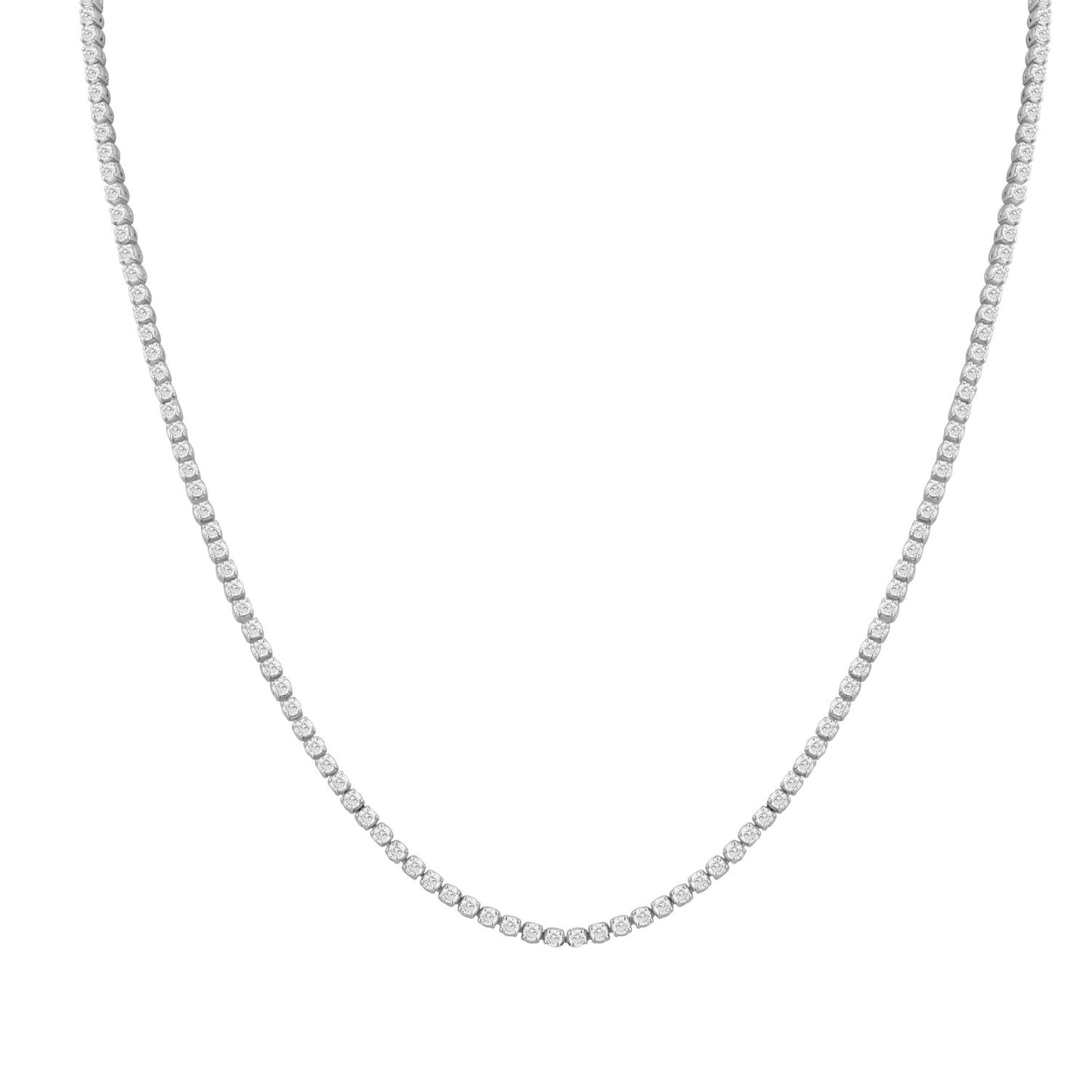 Lab Grown Diamond Women's Tennis Necklace