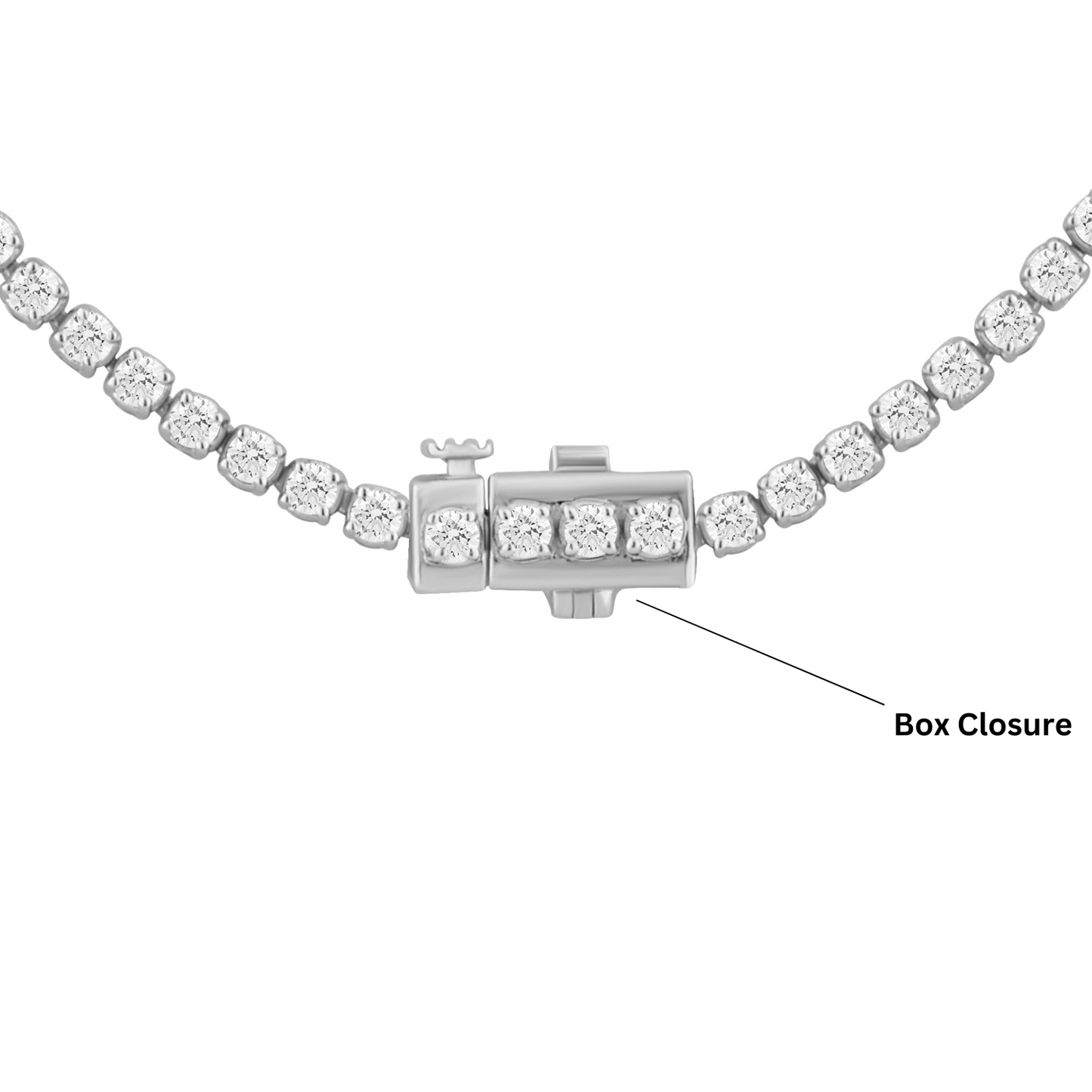Lab Grown Diamond Women's Tennis Necklace