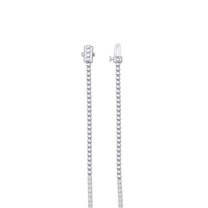 925 Silver Lab Grown Diamond Tennis Necklace - Dewberry Diamonds