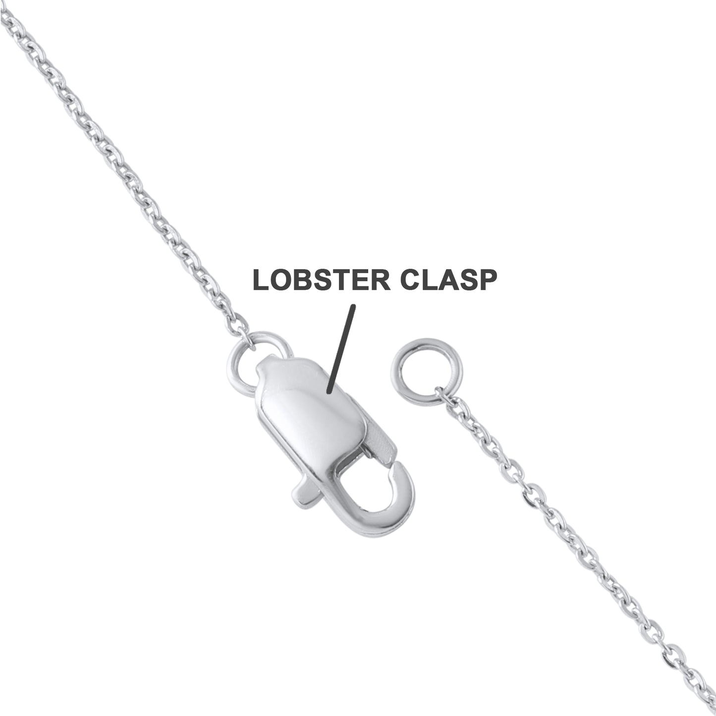 0.75 Ct Round Bezel-Set Lab Grown Diamond Solitaire Pendant Necklace