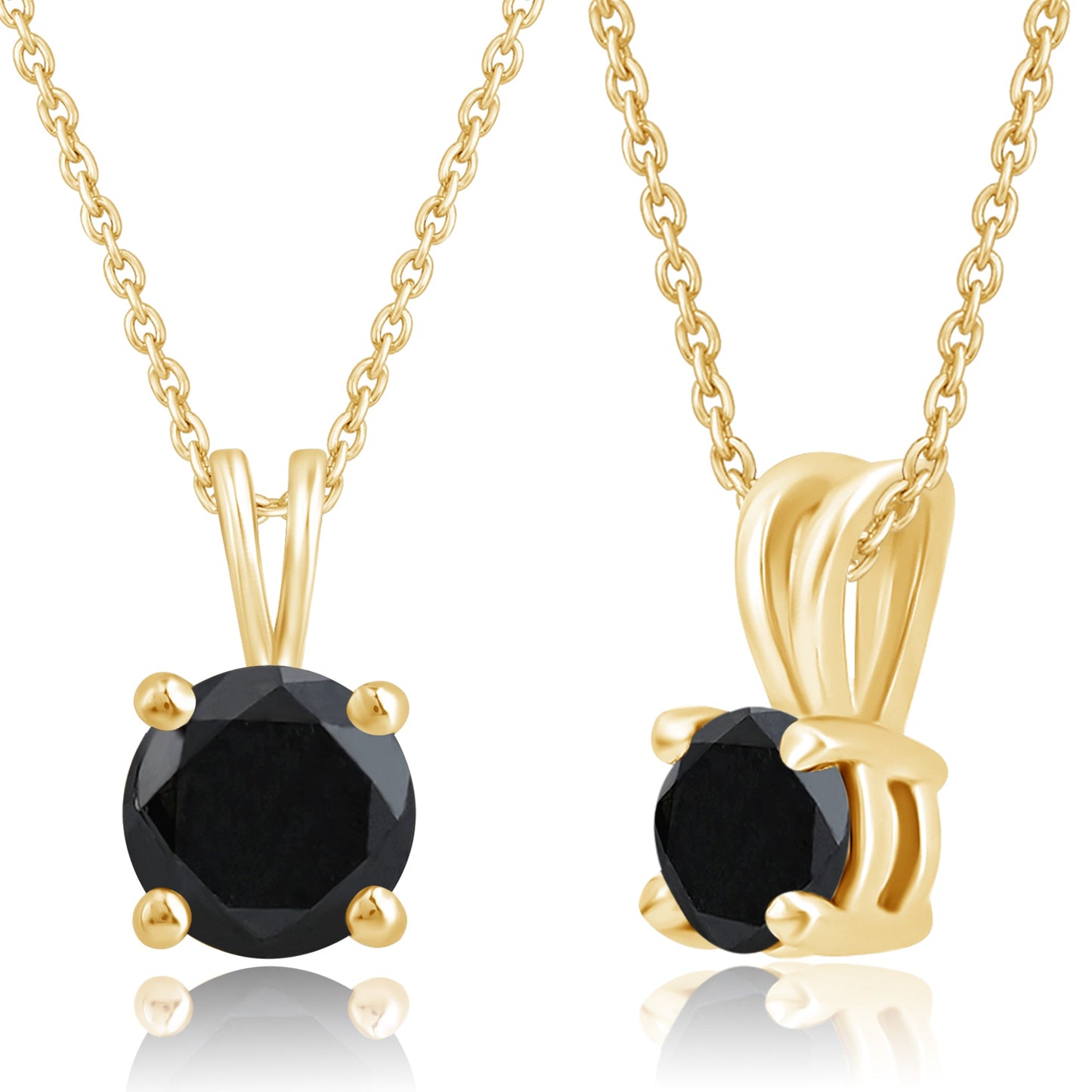 Everyday Black Diamond Pendant - Dewberry Diamonds