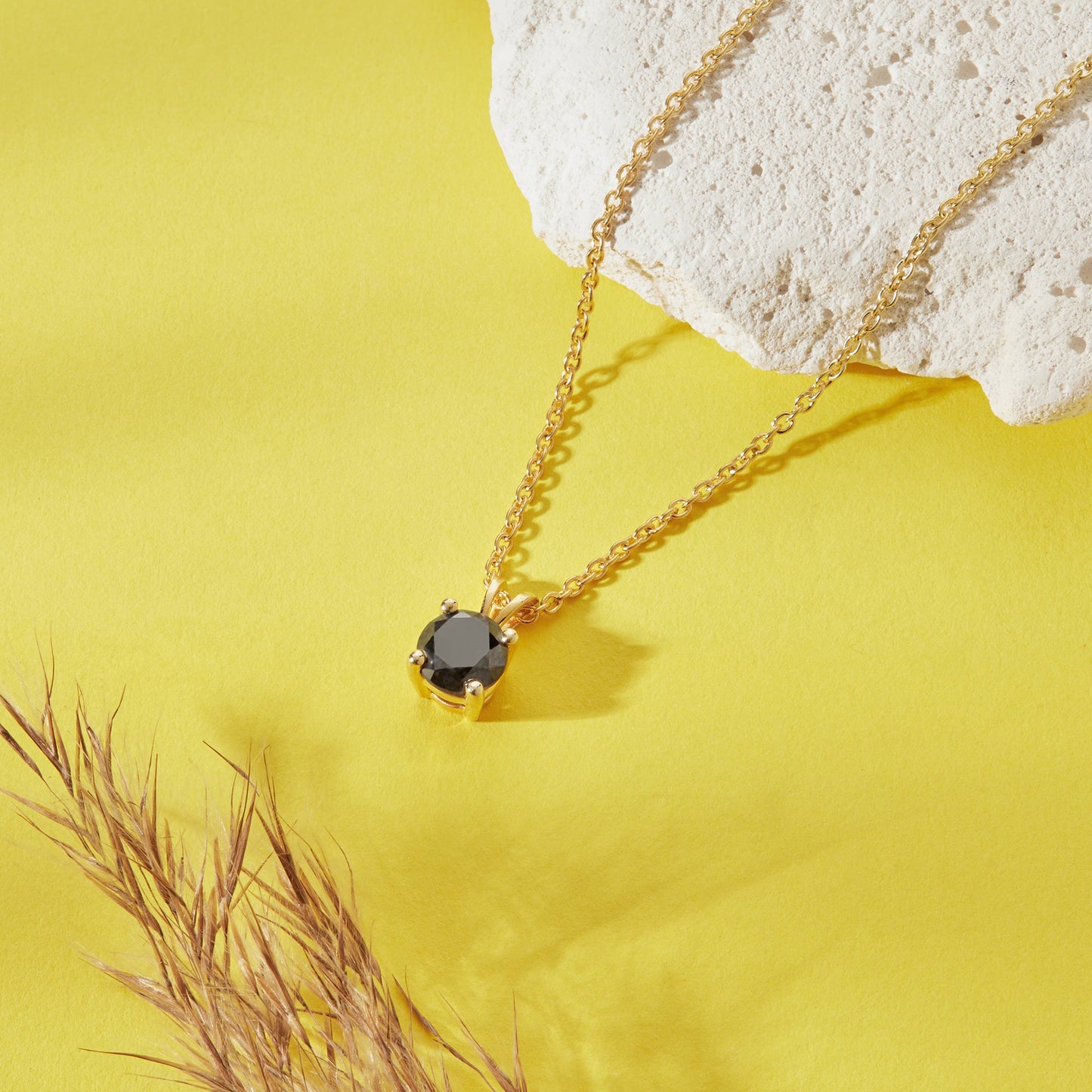 Everyday Black Diamond Pendant - Dewberry Diamonds