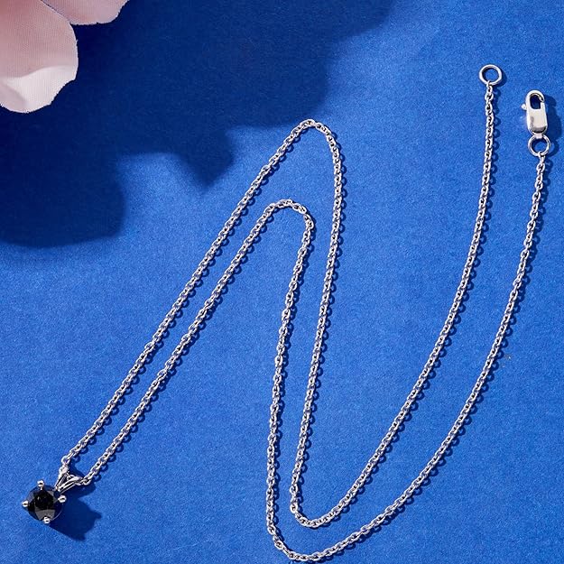 Everyday Black Diamond Pendant - Dewberry Diamonds