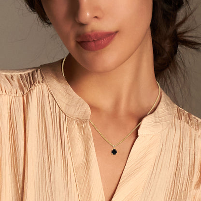Everyday Black Diamond Pendant - Dewberry Diamonds