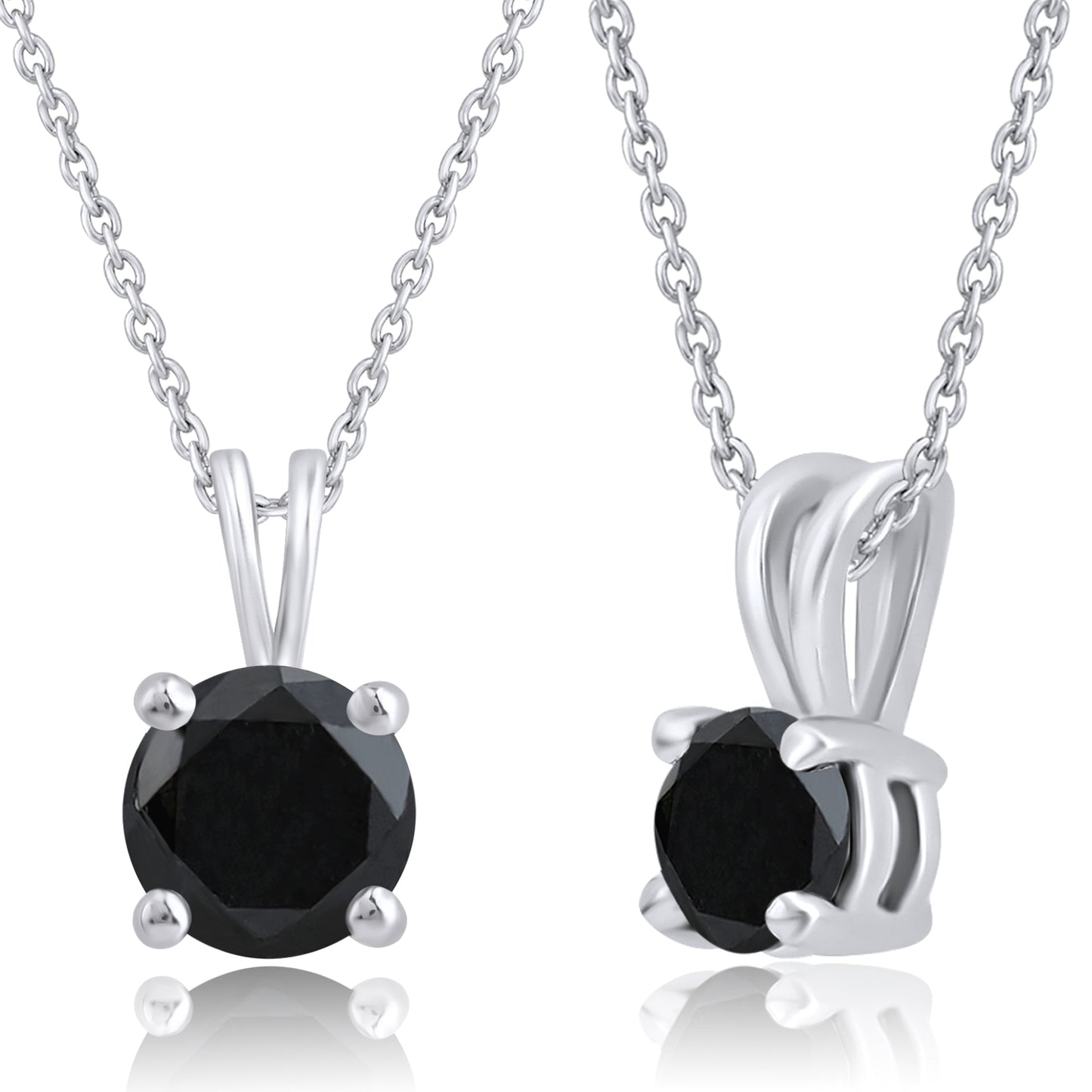Everyday Black Diamond Pendant - Dewberry Diamonds